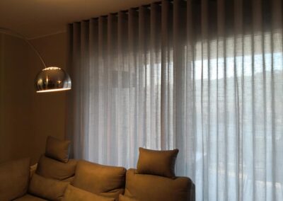 Tende wave in lino