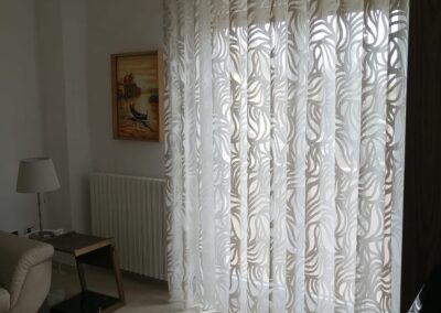 Tende wave lavorate